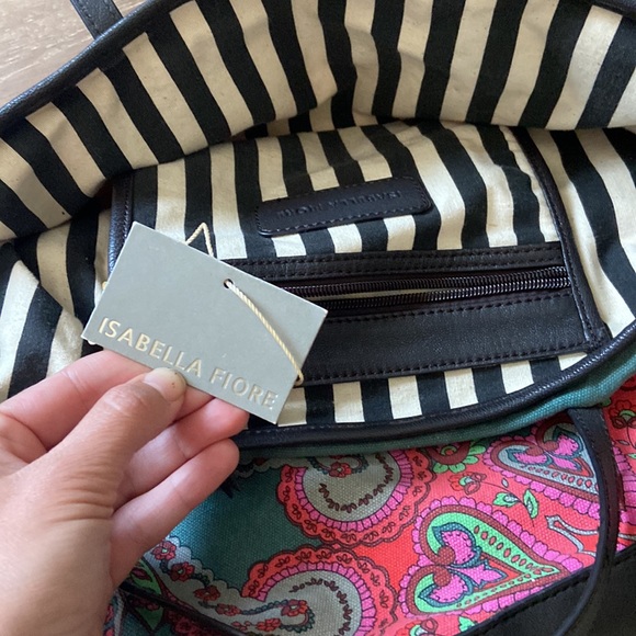 Isabella Fiore colorful tote bag - Picture 5 of 7